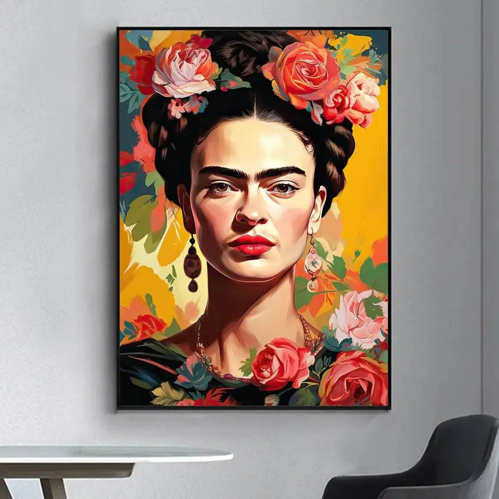 Frida Kahlo Retro Poster