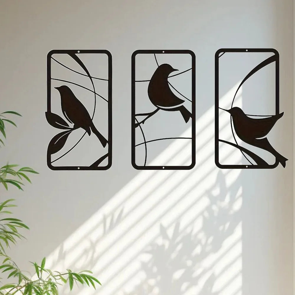 Paradise Bird Metal Wall Art