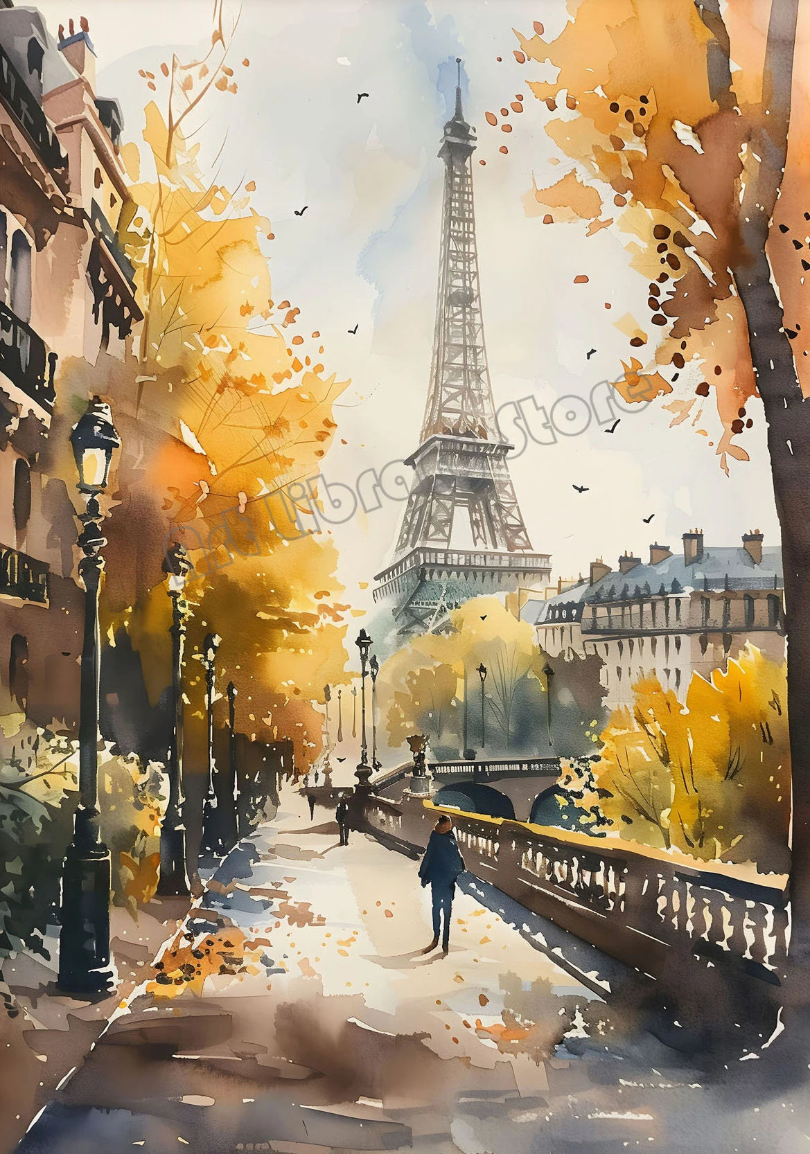 Retro Europe Travel Poster