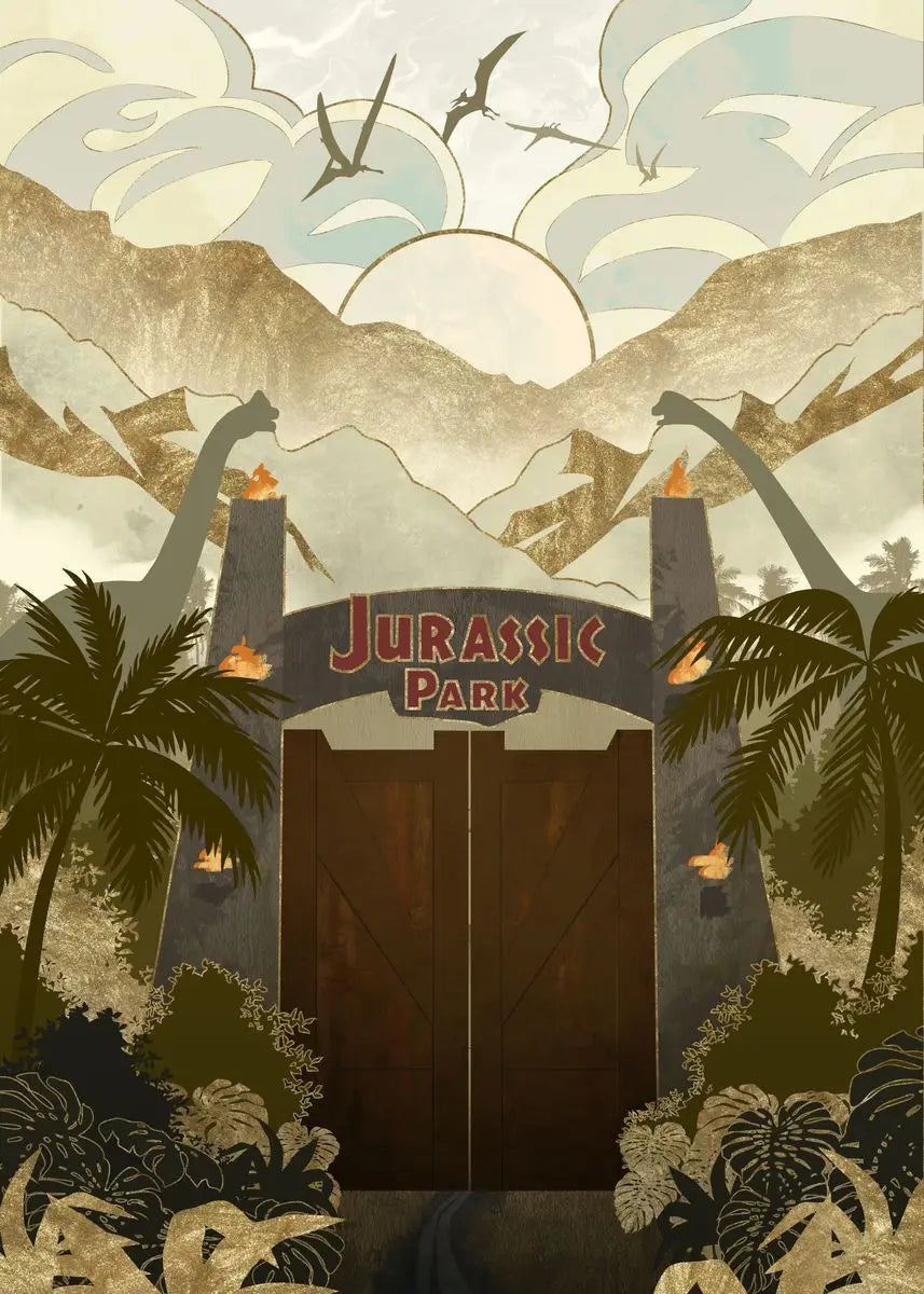 Jurassic Dinosaur Movie Poster