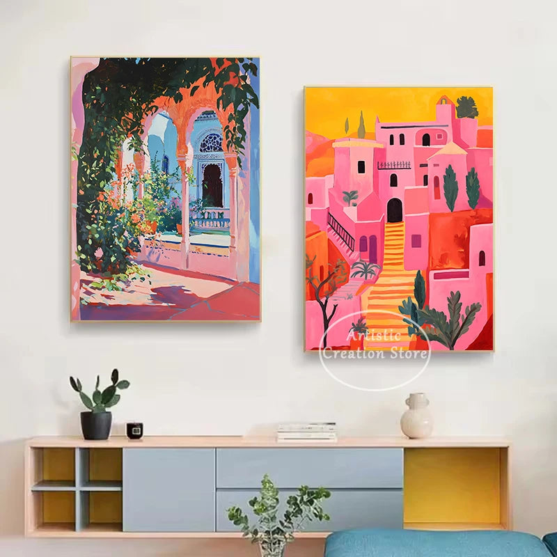 Marrakesh Morocco Travel Poster