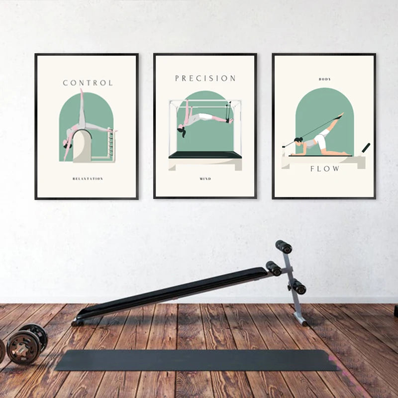 Minimalist Yoga Pose Wall Art