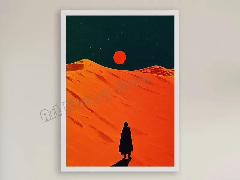Retro Dune Arrakis Art
