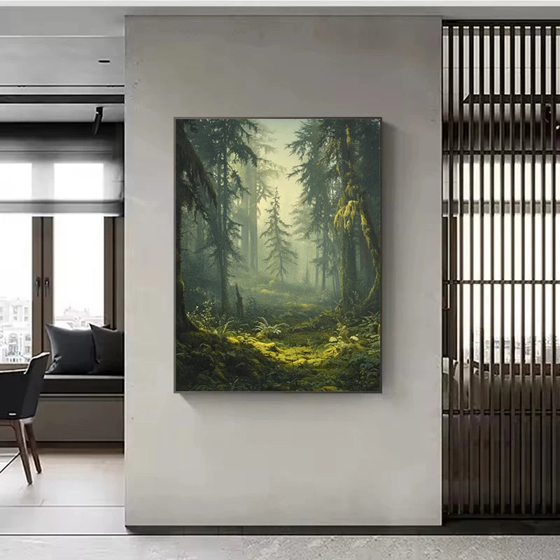 Zen Lake Waterfall Canvas