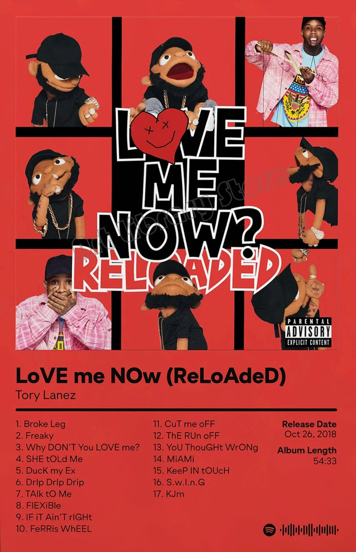 Tory Lanez Tracklist Poster