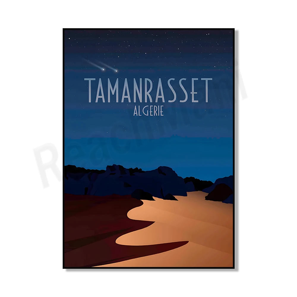 Minimalist Algiers Algeria Print