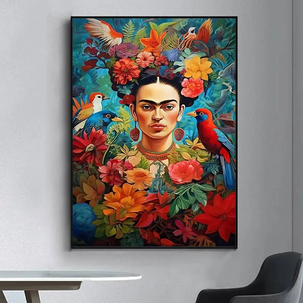 Frida Kahlo Retro Poster