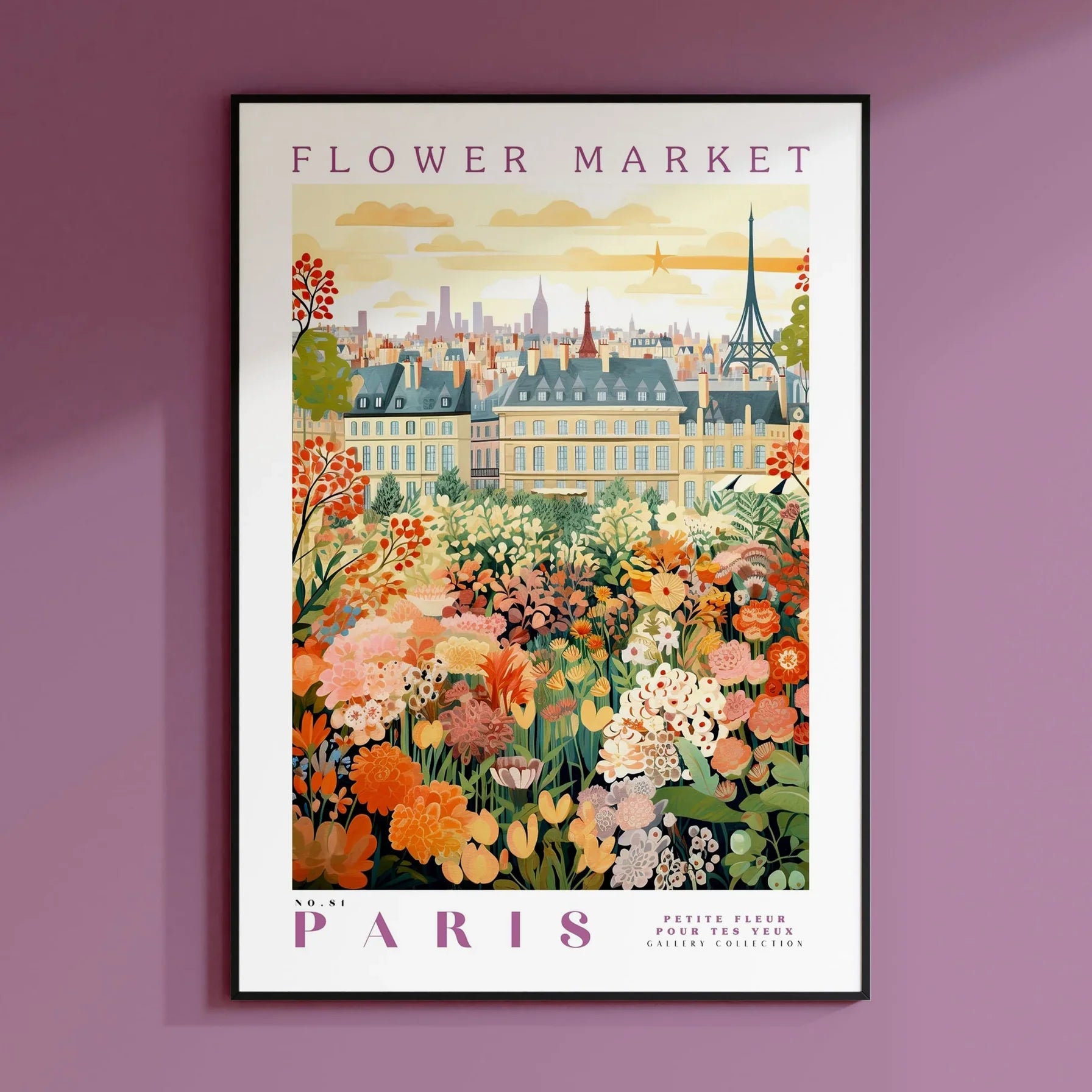 Paris Flower Market Print