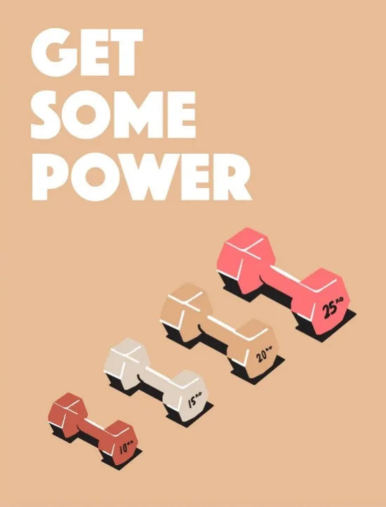 Minimalist Fitness Gym Poster