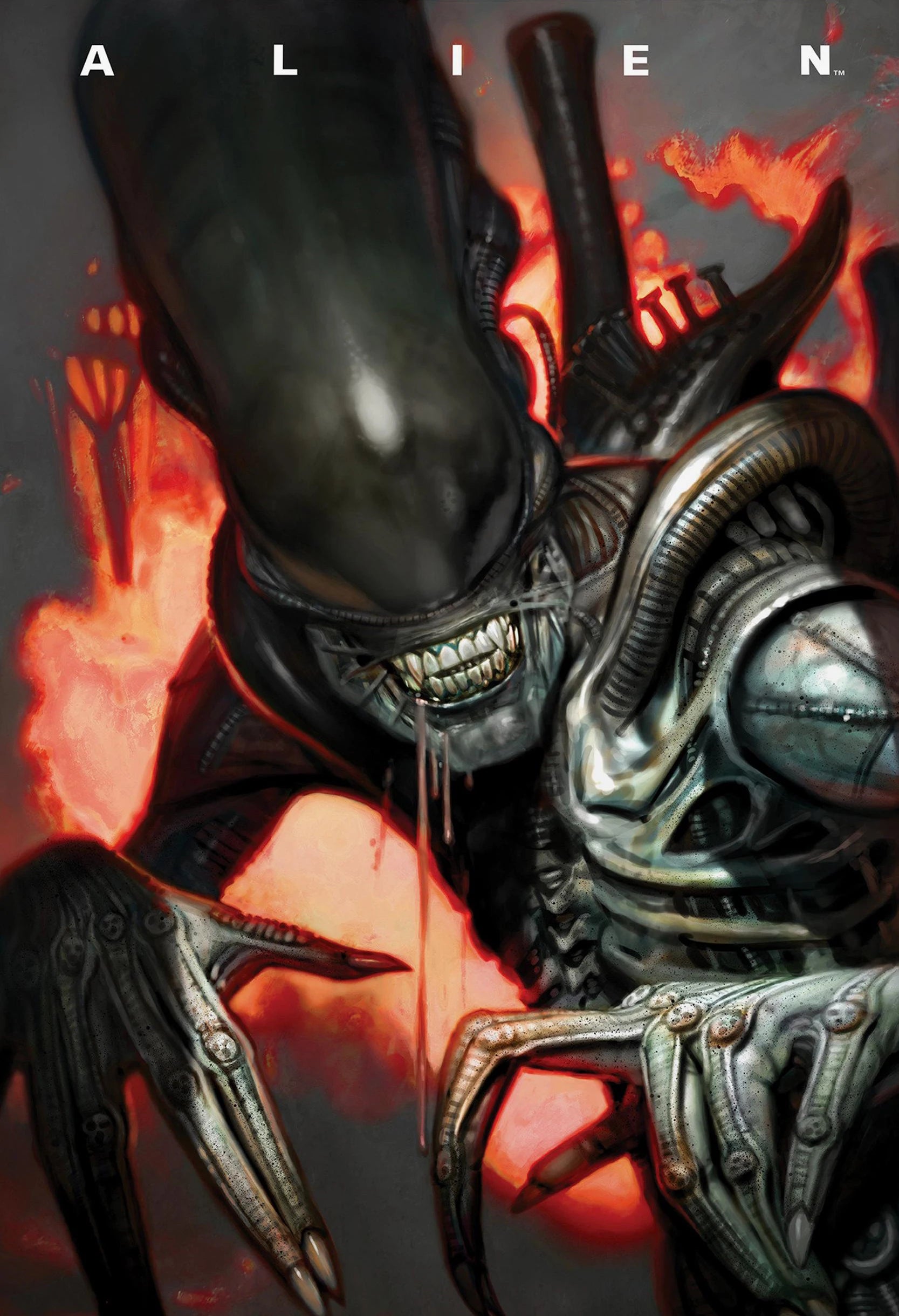 Classic Horror Alien Canvas