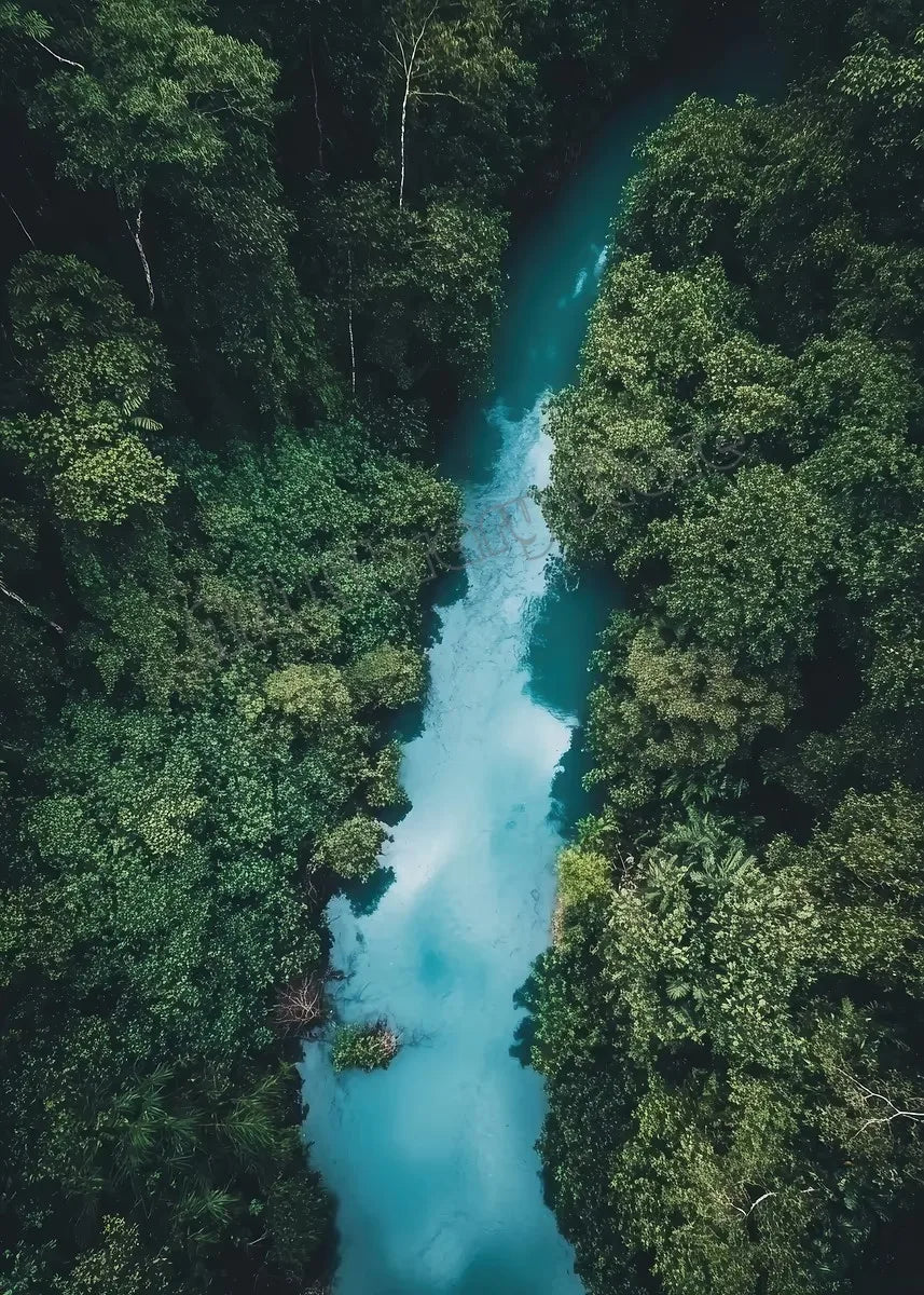 Zen Lake Waterfall Canvas