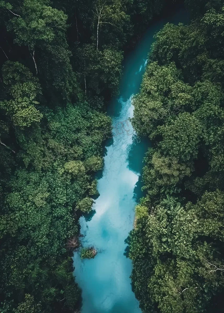 Zen Lake Waterfall Canvas
