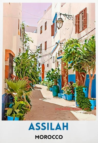 Moroccan Travel Art Poster