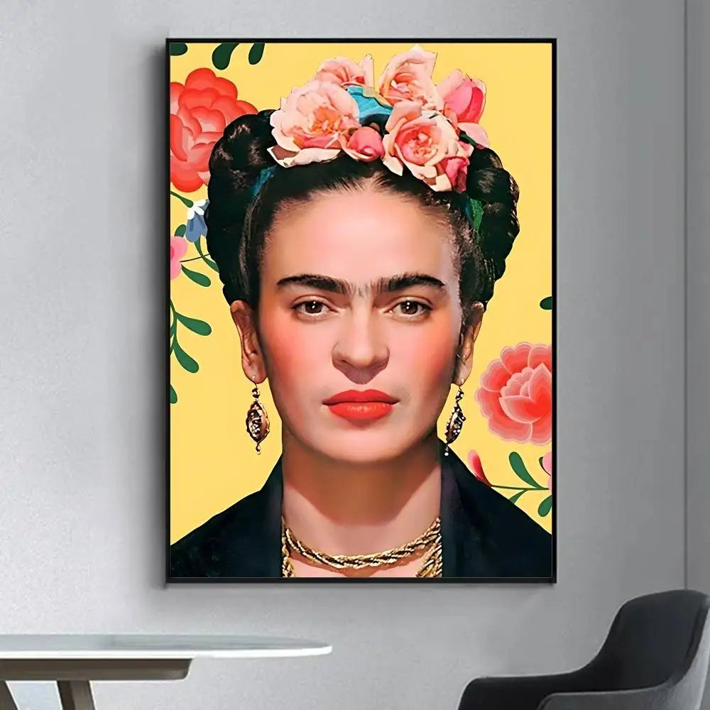 Frida Kahlo Retro Poster
