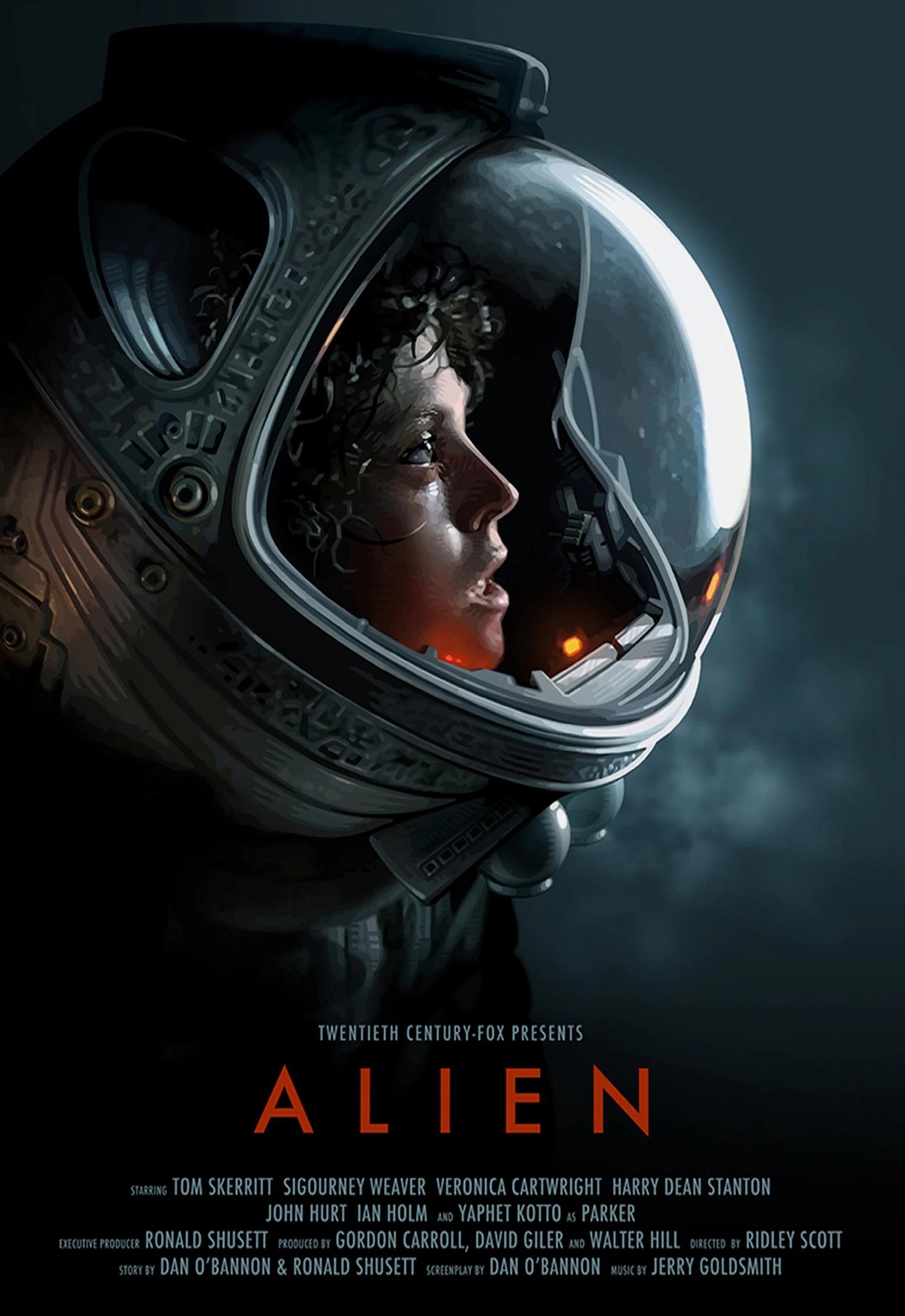 Classic Horror Alien Canvas