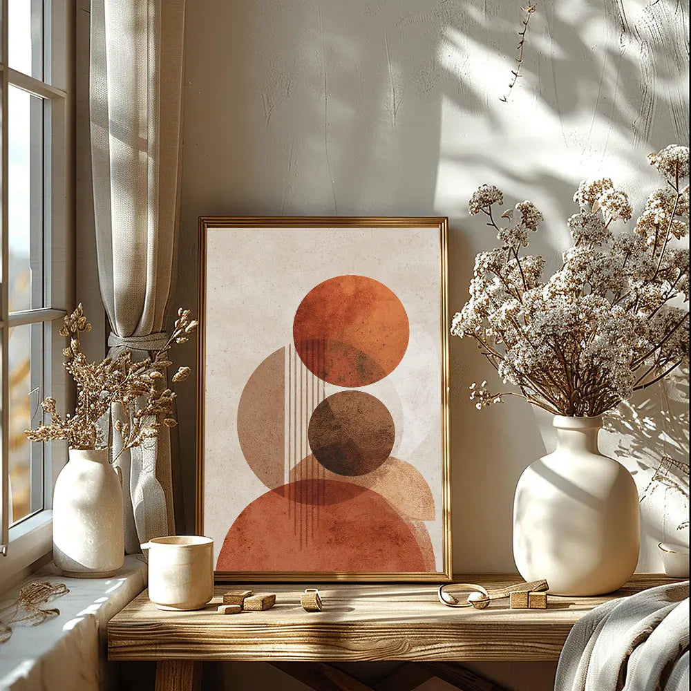 Terracotta Boho Geometric Set