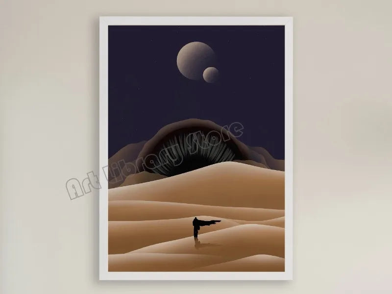 Retro Dune Arrakis Art