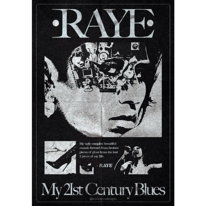 Raye Music Tracklist Poster