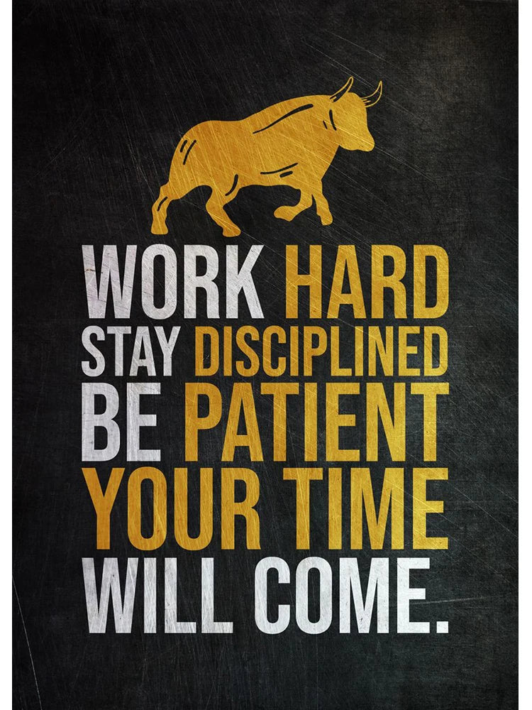 Golden Office Quote Canvas