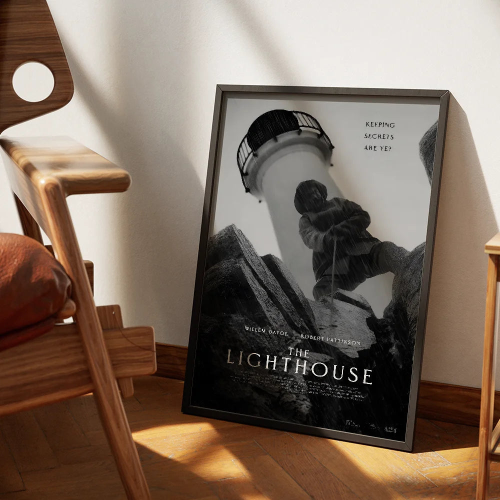 Lighthouse Retro Movie Poster