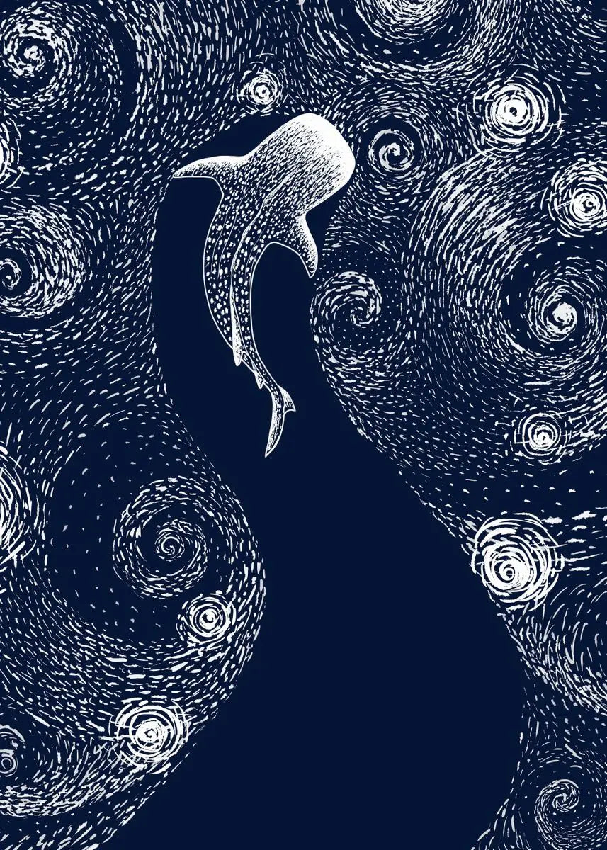 Cosmic Ocean Animal Canvas