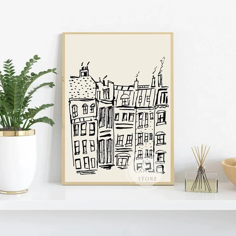 Paris Architecture Poster