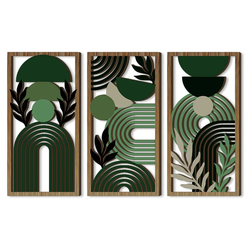 Hollow Pastoral Wood Hanging