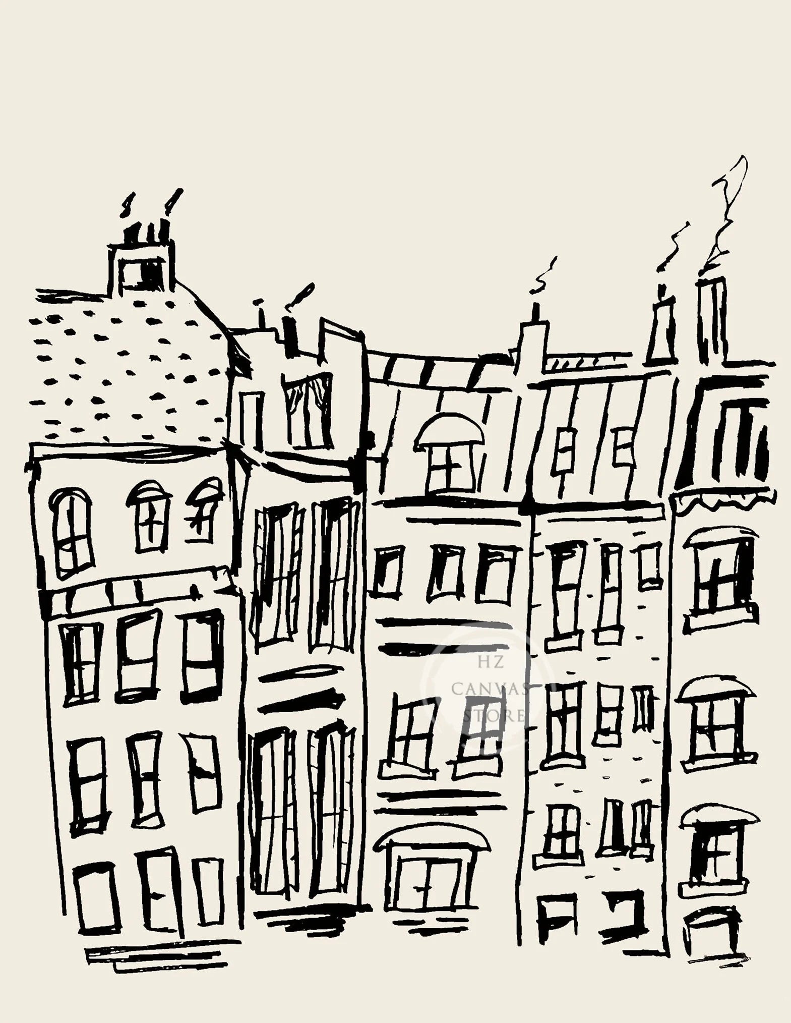 Paris Architecture Poster