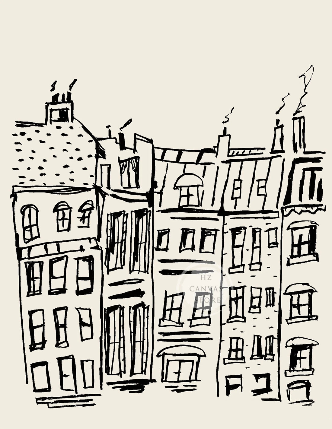 Paris Architecture Poster