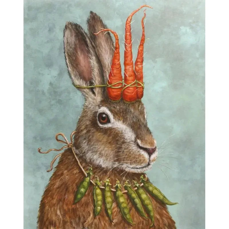 Farm Animal Drawing Canvas