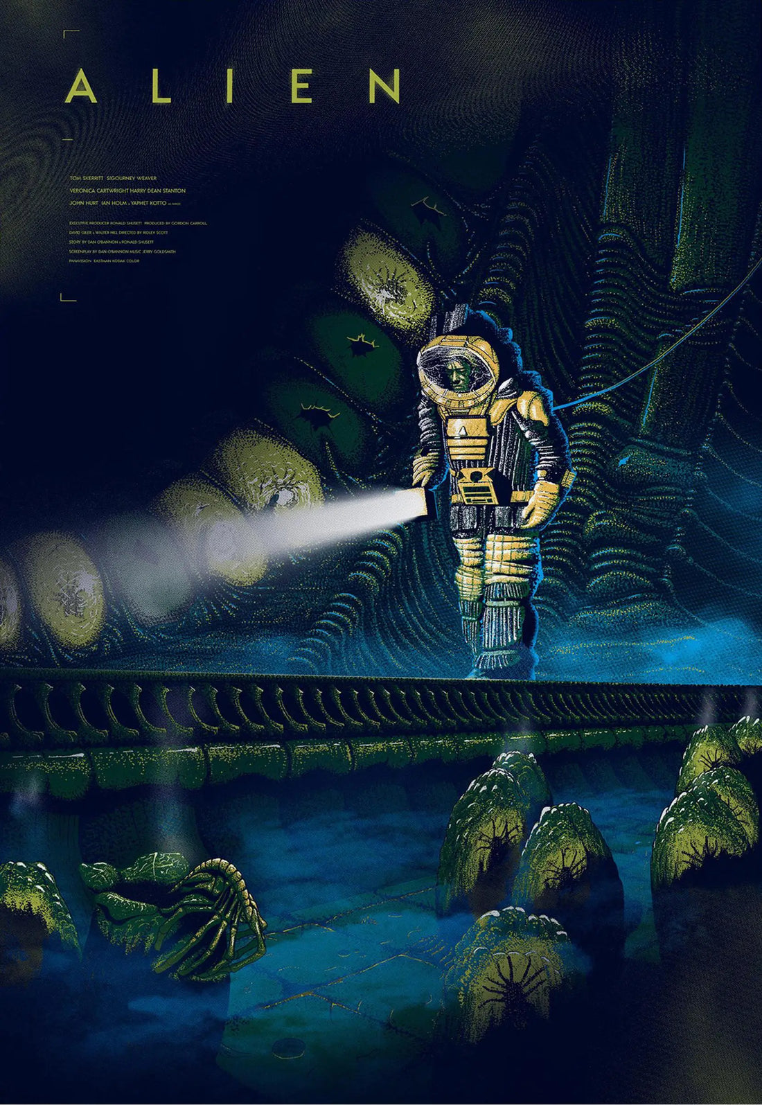 Classic Horror Alien Canvas