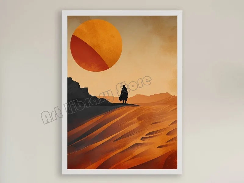Retro Dune Arrakis Art