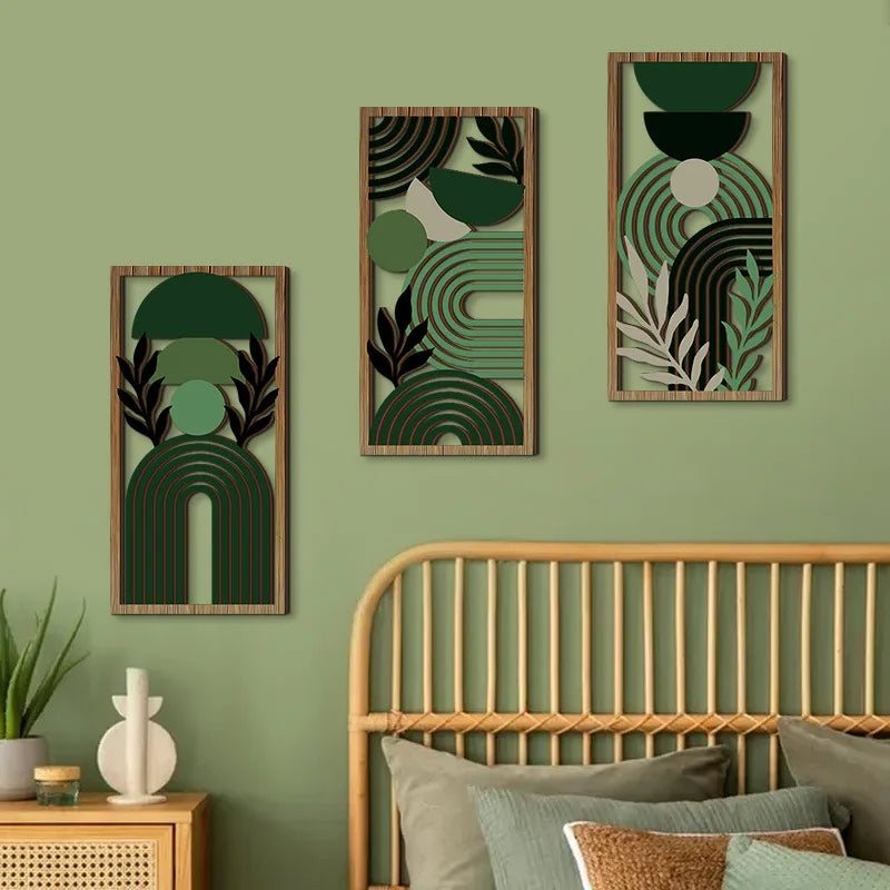 Hollow Pastoral Wood Hanging