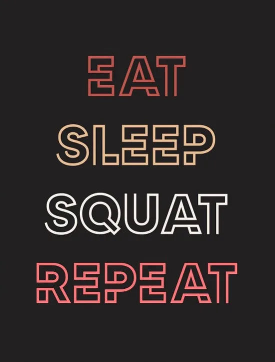 Minimalist Fitness Gym Poster