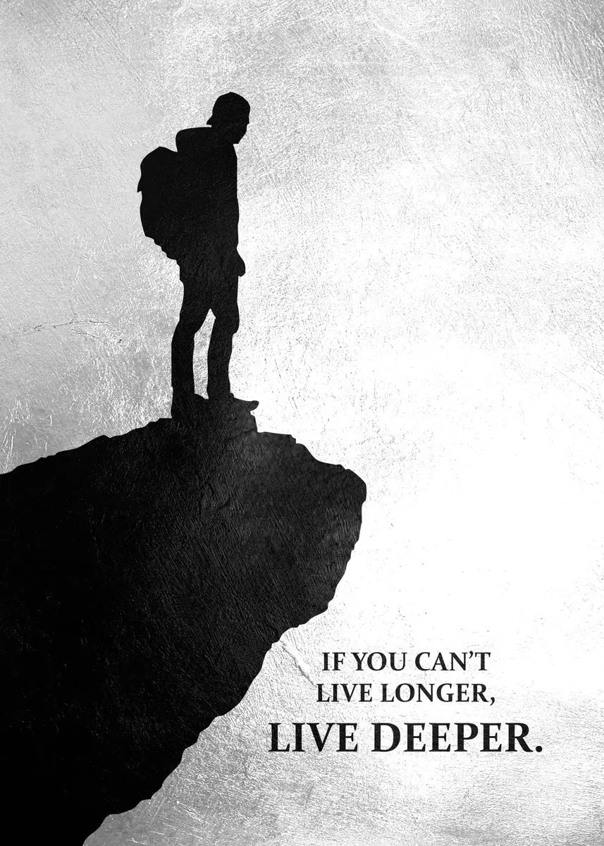 Motivational Black Quote Poster