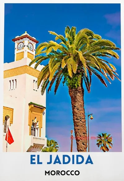 Moroccan Travel Art Poster