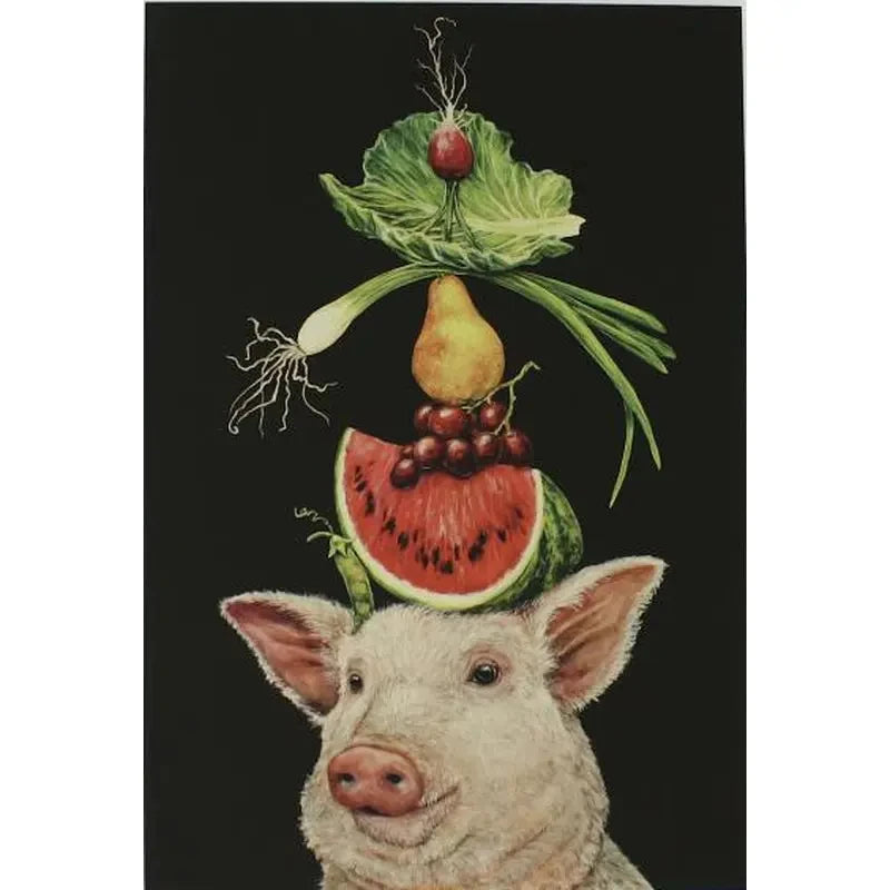 Farm Animal Drawing Canvas