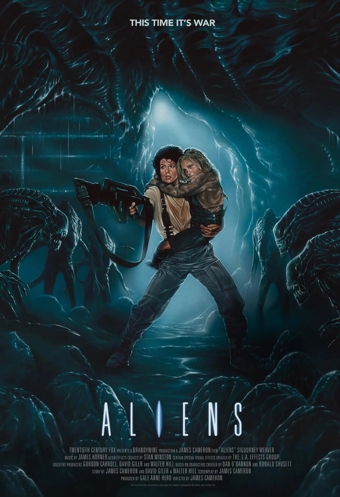 Classic Horror Alien Canvas