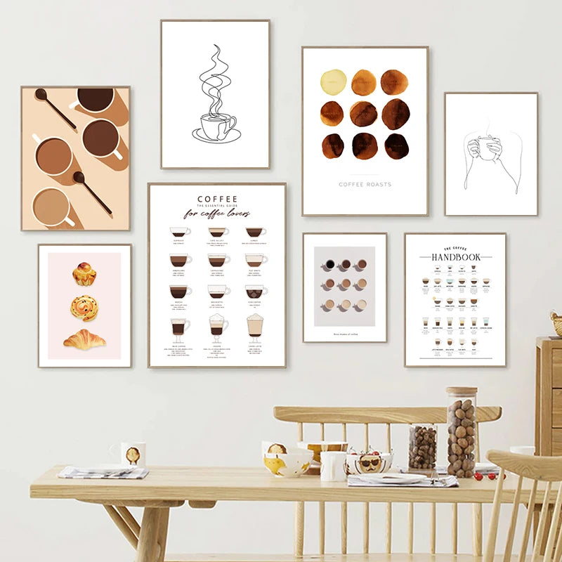 Minimalist Coffee Line Art