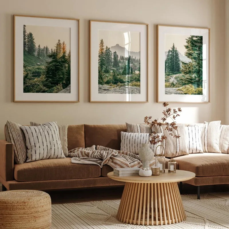 Green Mountain Forest Poster