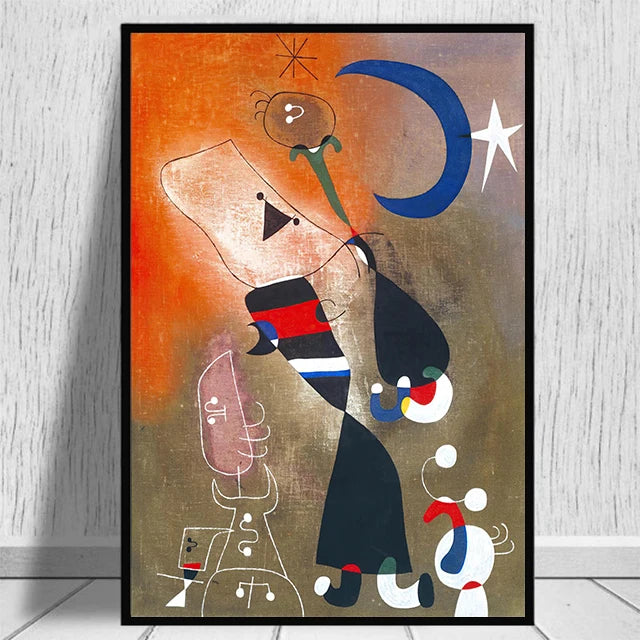 Joan Miro Surreal Art Print