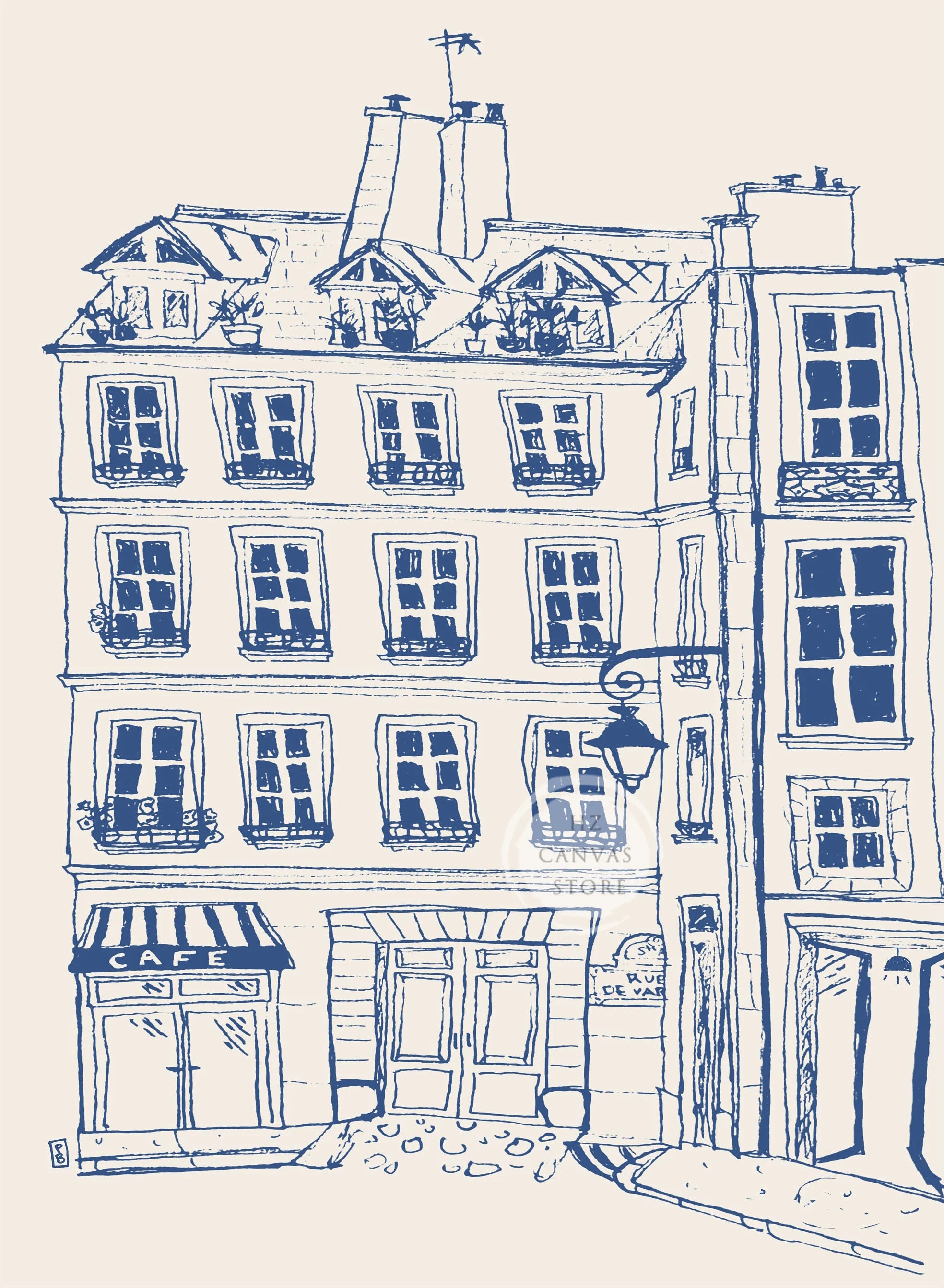 Paris Architecture Poster