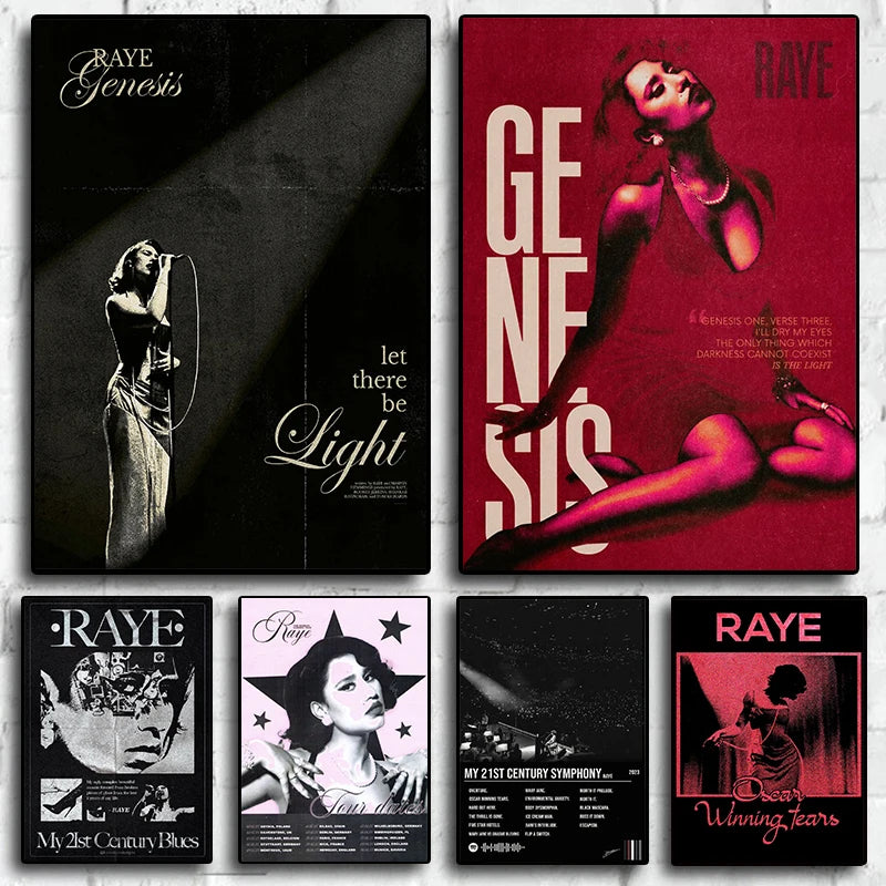 Raye Music Tracklist Poster