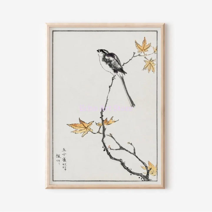 Japanese Bird Trio Canvas