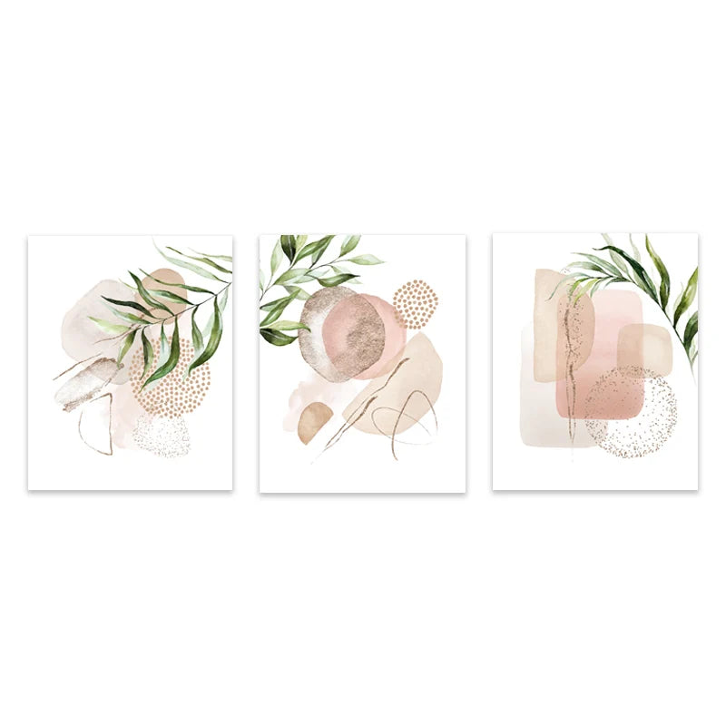 Gold Leaf Botanical Canvas