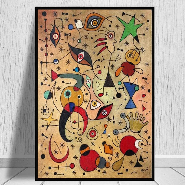 Joan Miro Surreal Art Print