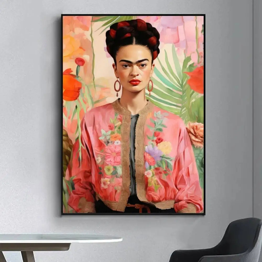 Frida Kahlo Retro Poster