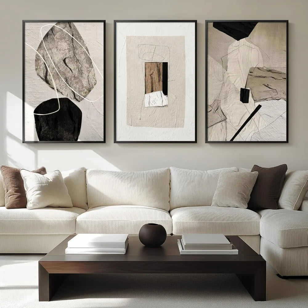 3-Piece Modern Abstract Prints