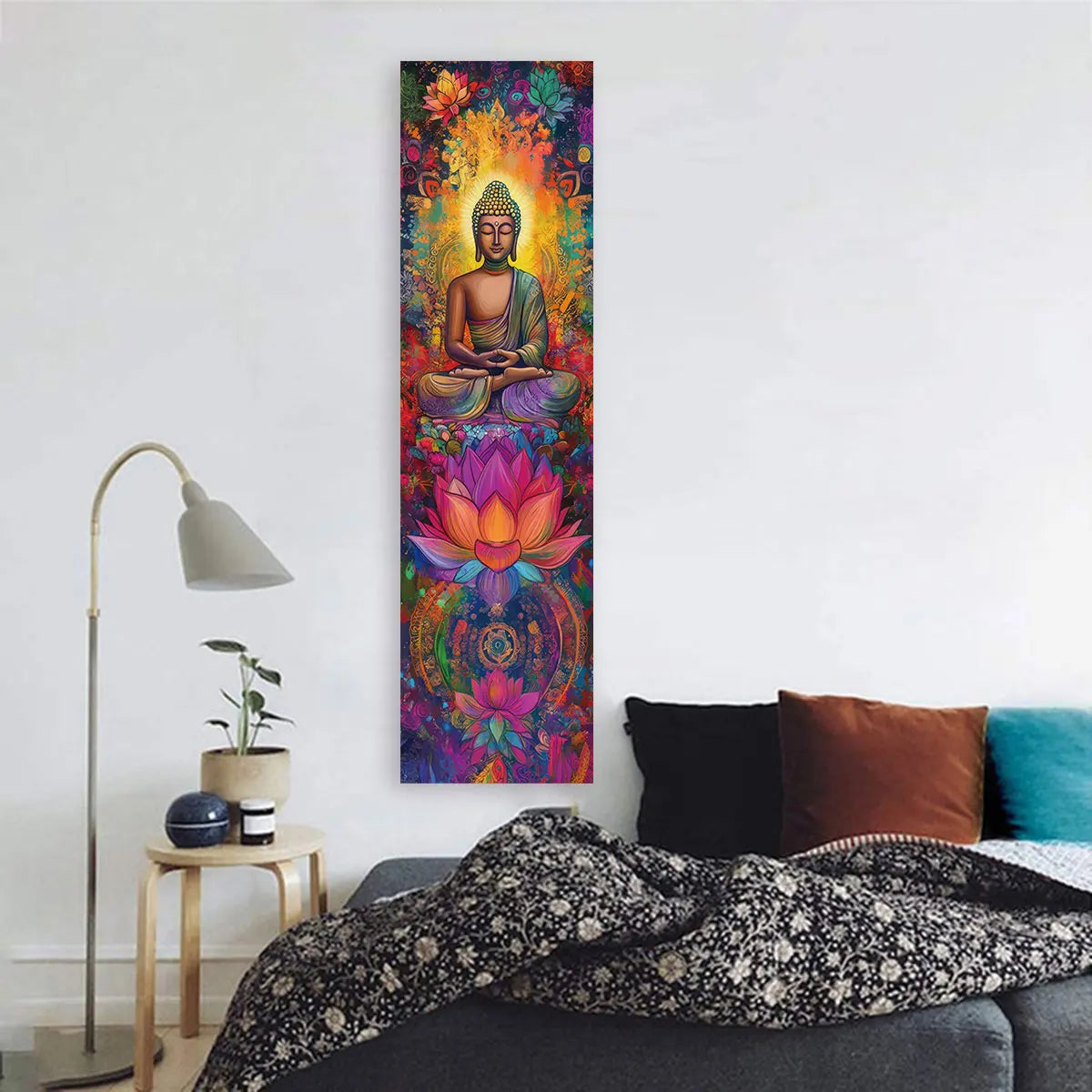 Buddha Lotus Mandala Tapestry