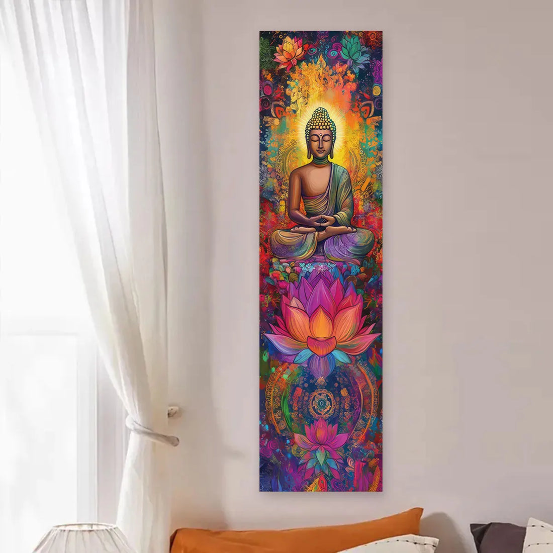 Buddha Lotus Mandala Tapestry